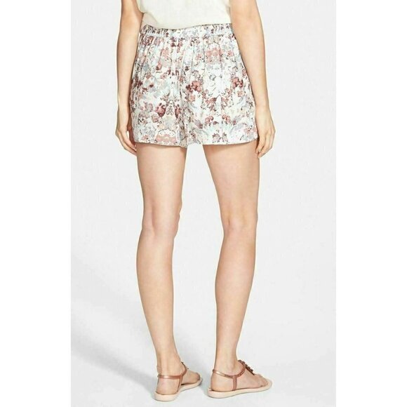 Frenchi Juniors Multicolored Floral Print Pleated Shorts Size M - Picture 3 of 8